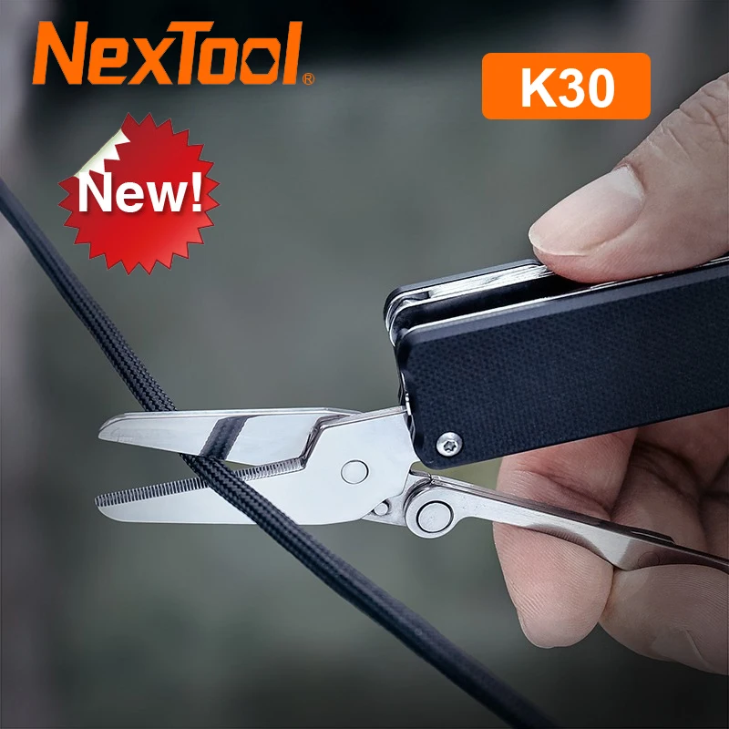 �y�Z�[�����zNexTool Knight K30 EDC �|�P�b�g�i�C�t 11 in 1 �}���`�c�[�� �A�E�g�h�A �T�o�C�o�� �܂肽���݃i�C�t �~�j �|�[�^�u�� �܂肽���݂͂��� �n���h�c�[��