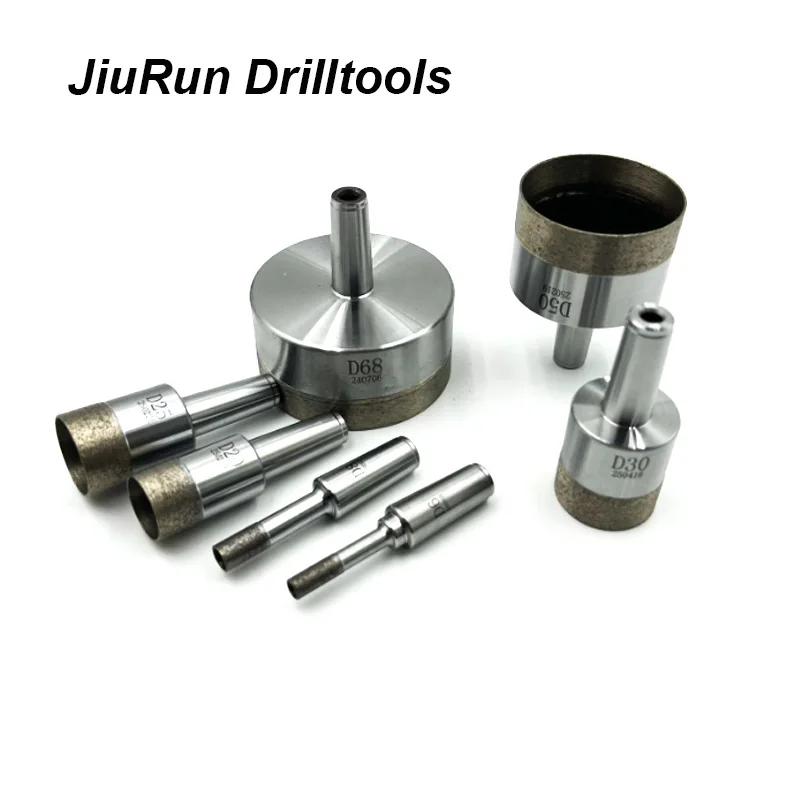 1pcs Morse Cone Shank Drill bit Diameter 4mm-120mm Diamond Powder Sintered Drill Bits For Glass Drilling Machine