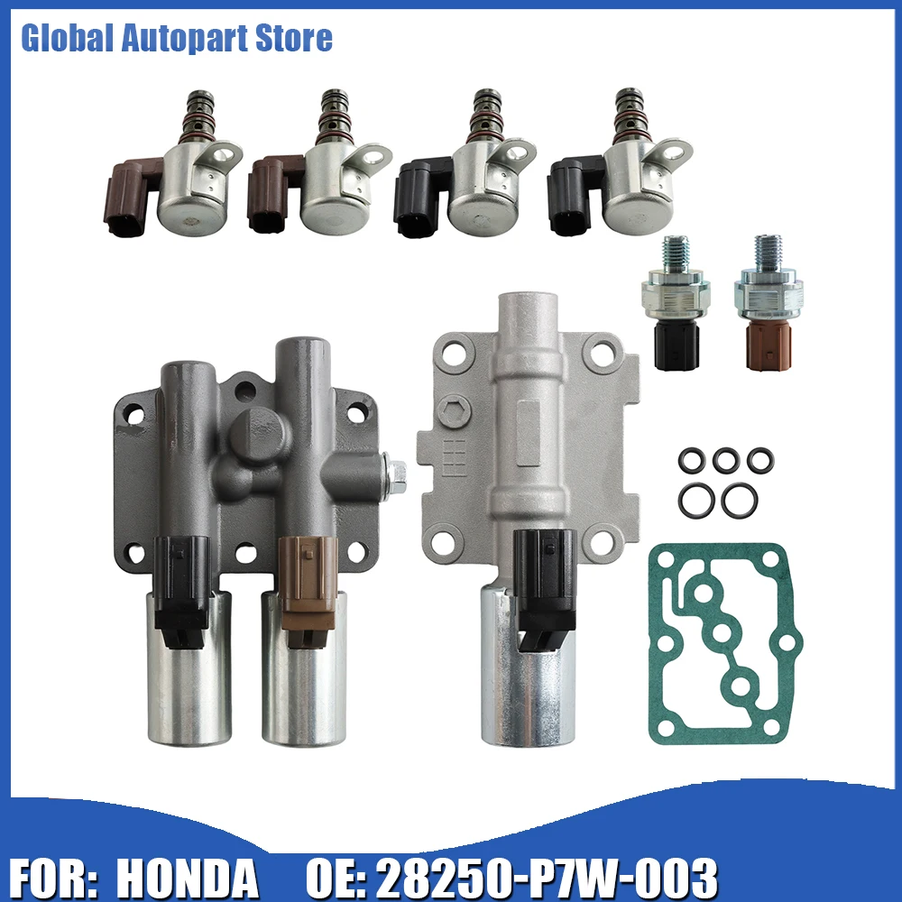 Car Transmission Solenoid Kit 28250-P7W-003 28400-P6H-013 For ACURA CL 1998-2003 MDX  TL For HONDA ACCORD ODYSSEY Auto Parts
