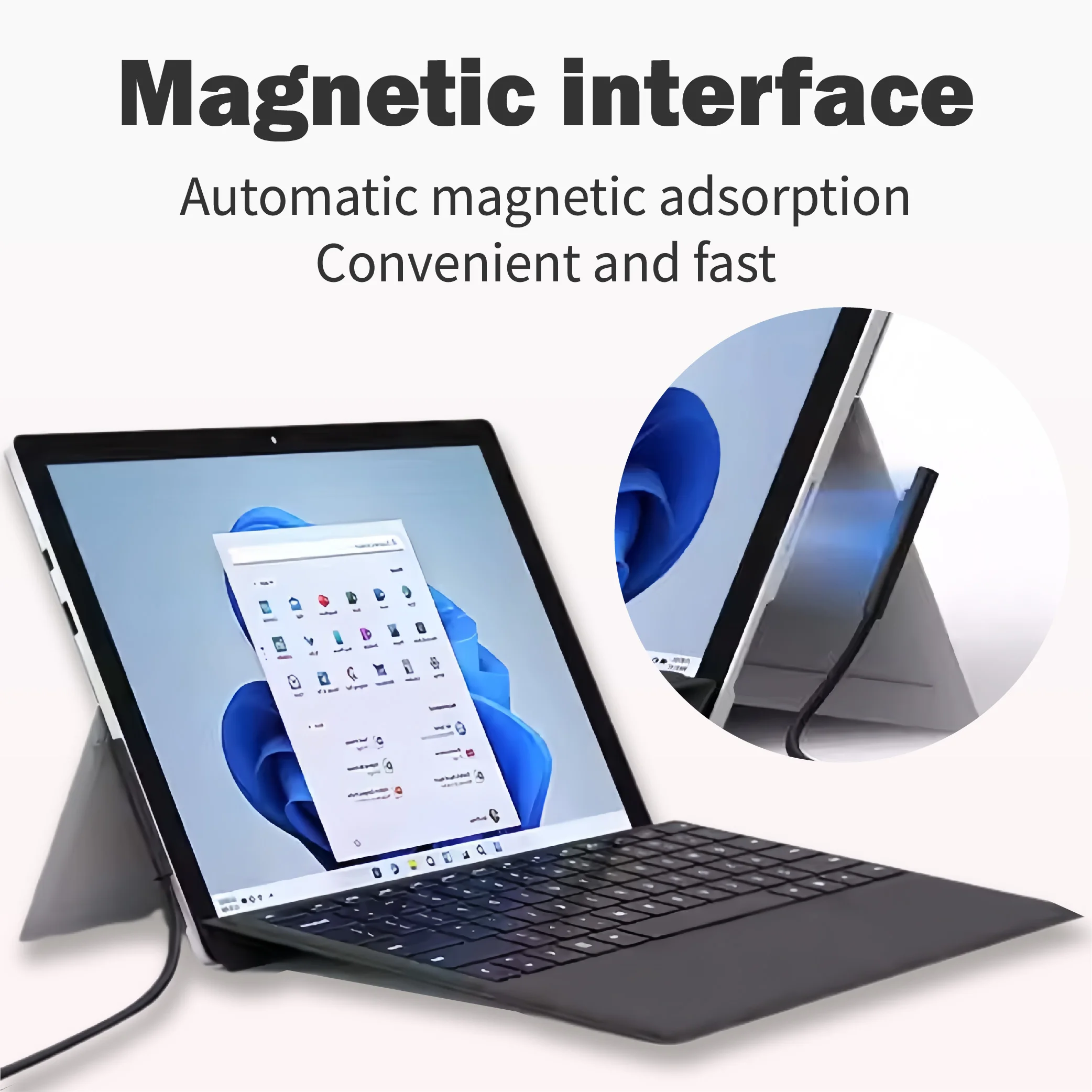 24W محول شاحن 24 وات لجهاز Microsoft Surface Go/Go 2/Go 3 Surface Pro 3 Pro 4 Pro 5 M3 1631/1724/1796 15V 1.6W