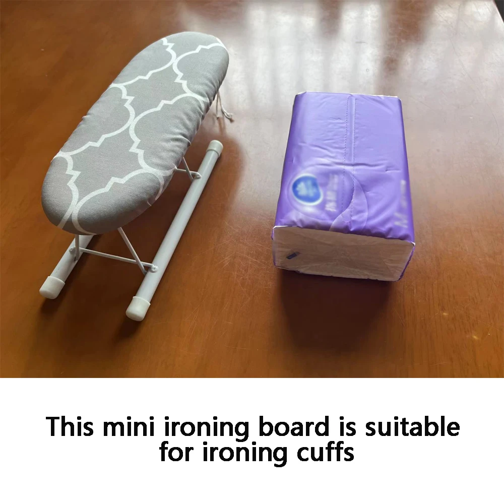 Mini Portable Sleeve Ironing Board Home Desktop Foldable Ironing Board for Easy Storage and Carrying Suitable Shirt, Sleeve Size