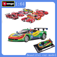 Bburago 1:43 Ferrari Rally Simulation Alloy Racing  Car Model Ornaments Collection Gift Boy