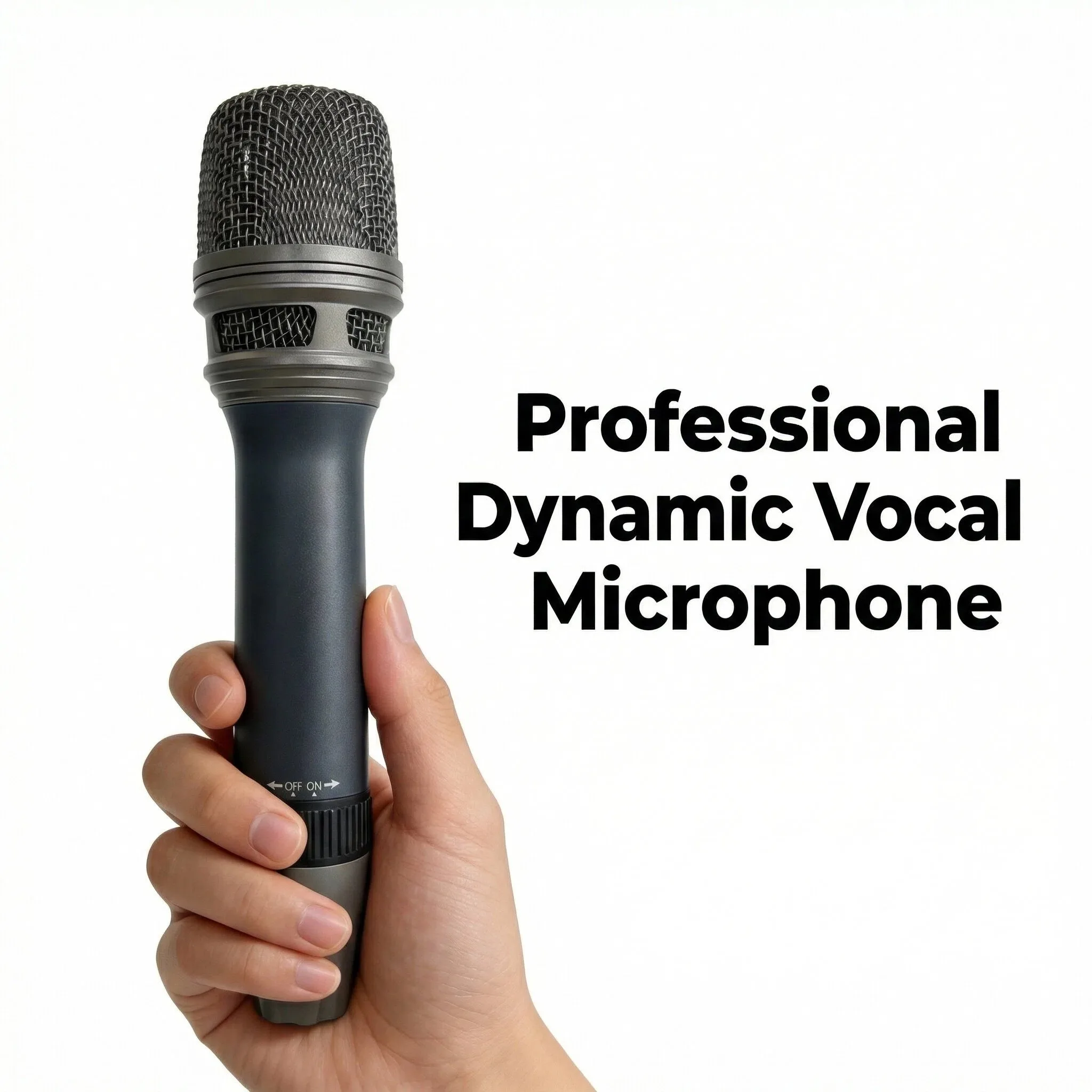 

Профессиональный динамический микрофон, суперкардиоидный вокальный микрофон для сцены/караоке/прямых трансляций, металлический корпус, защита от обратной связи