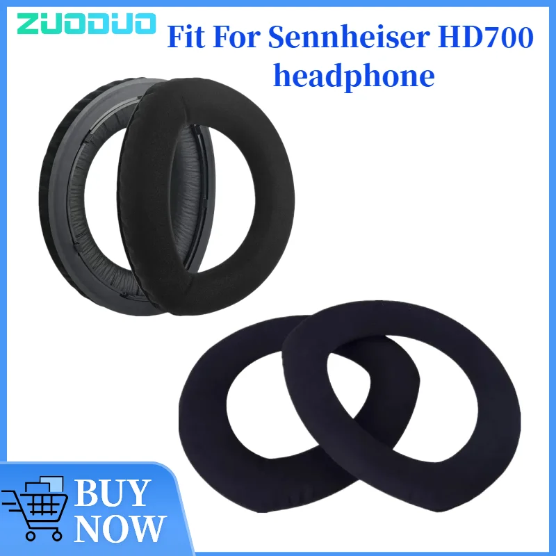 

2pcs/pairs Leather Headphone Foam For Sennheiser HD700 Headset Ear pads Cushion Replacement Covers Accoriess ZUODUO