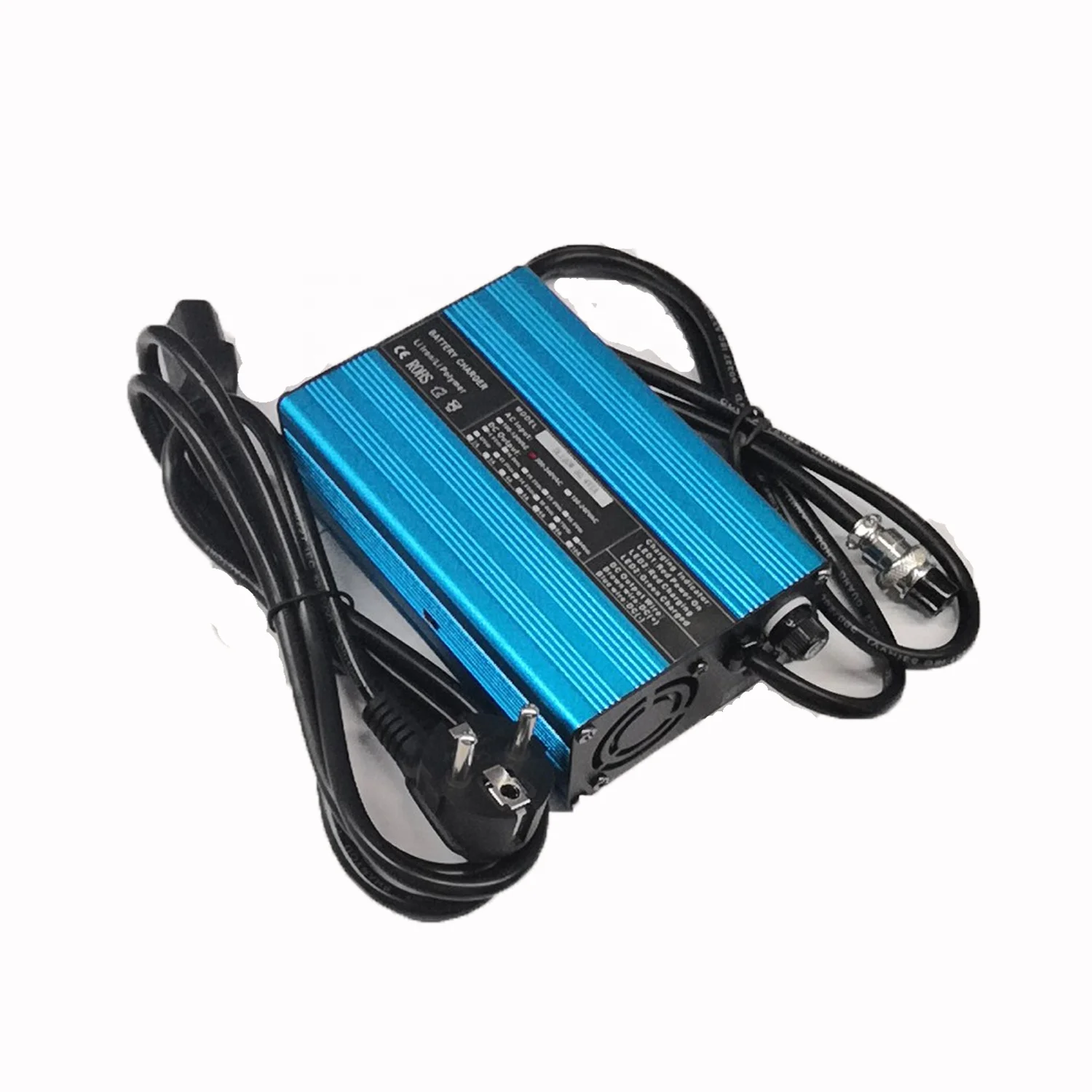 100-240vac 14.4V LiFePO4 battery charger 10A intelligent 4-stage charging indicator 14.2v 14.5v 14.6v 14.8v charger