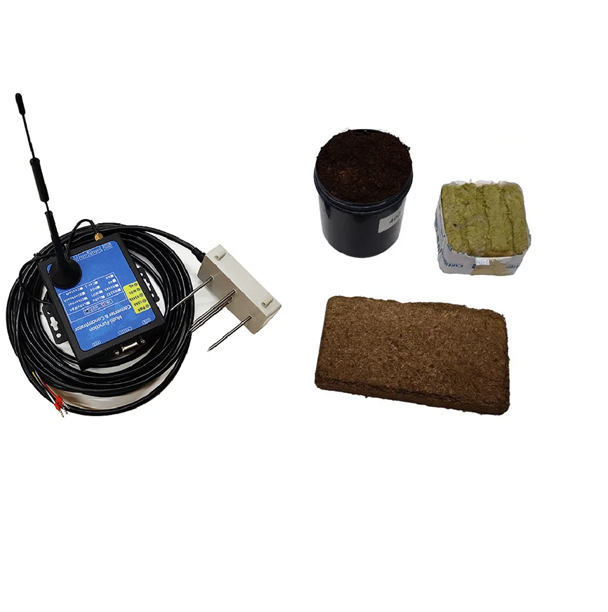 الدفيئة Teros12 SDI12 RS485 واجهة المتقدمة الركيزة رطوبة التربة EC استشعار درجة الحرارة لصوف الصخور المائية Cocopeat