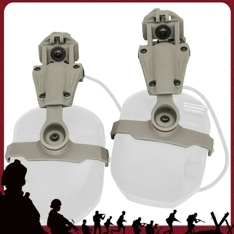 Adaptador de riel para casco ARC, electrónica de tiro, orejera, accesorio para auriculares tácticos Walker's Razor