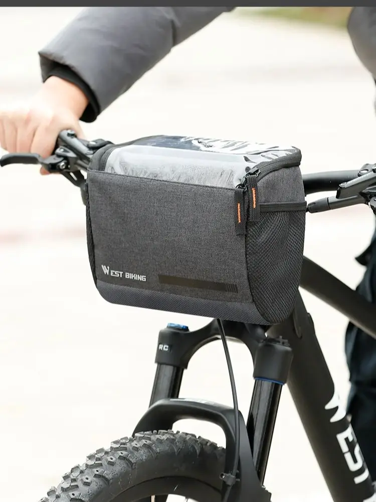 AliExpress West Biking WEST BIKING 4.5L Bike Front Bag Touch Screen Phone Handlebar Bag Insulated Bicycle Cooler Bag MTB Road Cycling Accessories