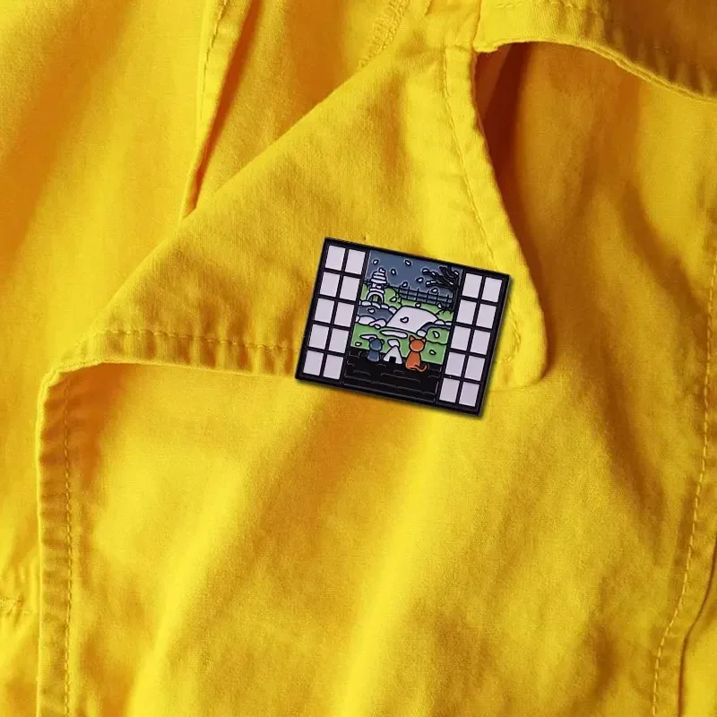 شارة القط بروش حيوان مضحك ، أنيمي الحلو ، لطيف #5