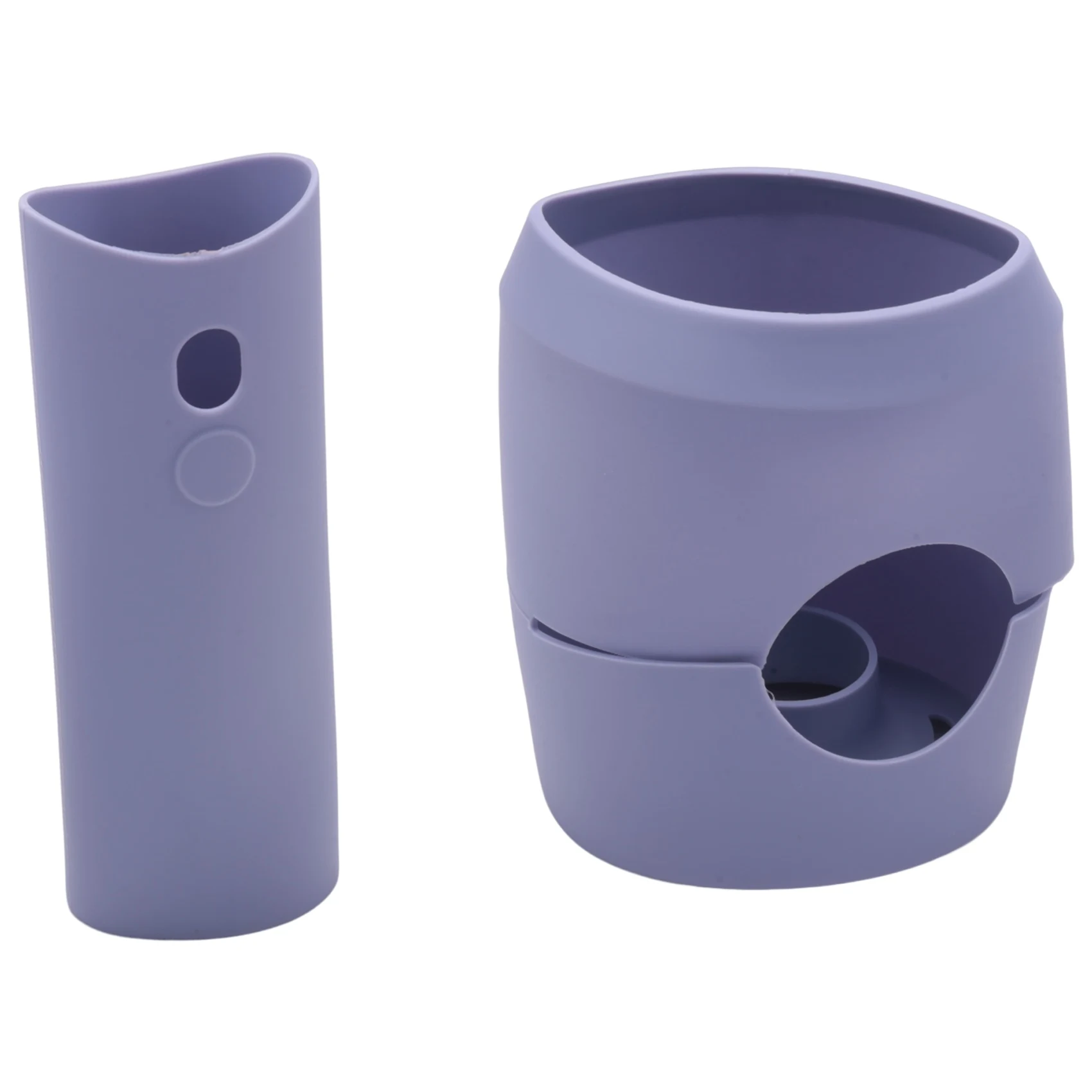 مجفف شعر واقي من السيليكون الناعم ، علبة شحن أرجوانية ، حماية كاملة ، مجففات جلد