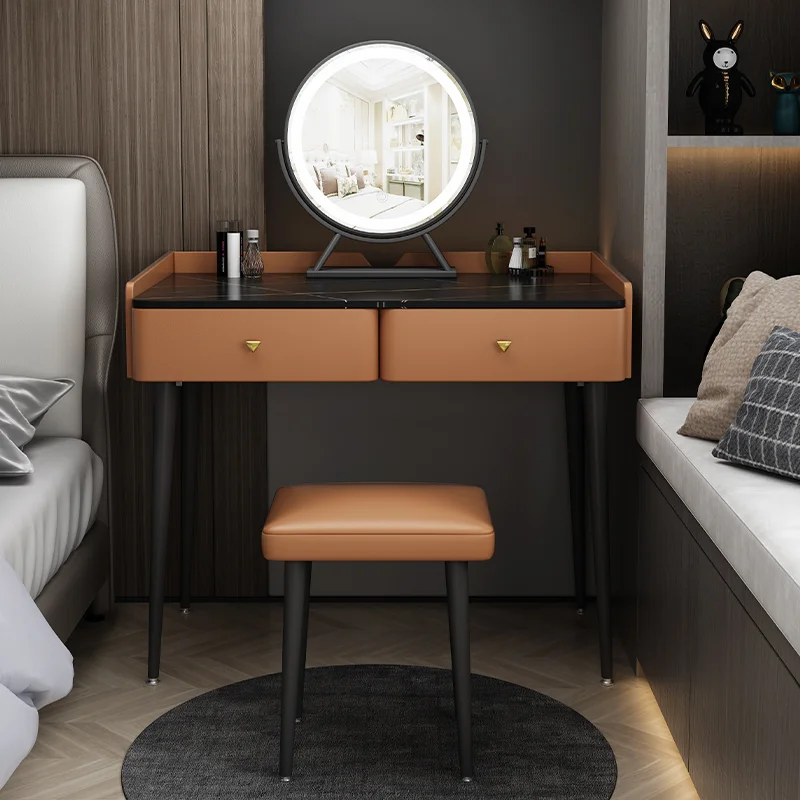 

Closets Mirror Dressing Table Organizer European Comfortable System Vanity Table Light Luxury Vintag Vestidores Trendy Furniture