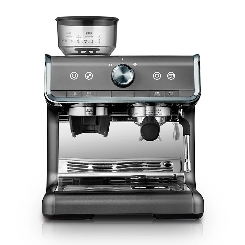 

Hot and cold semi-automatic coffee machine, commercial household milk foam grinder, espresso