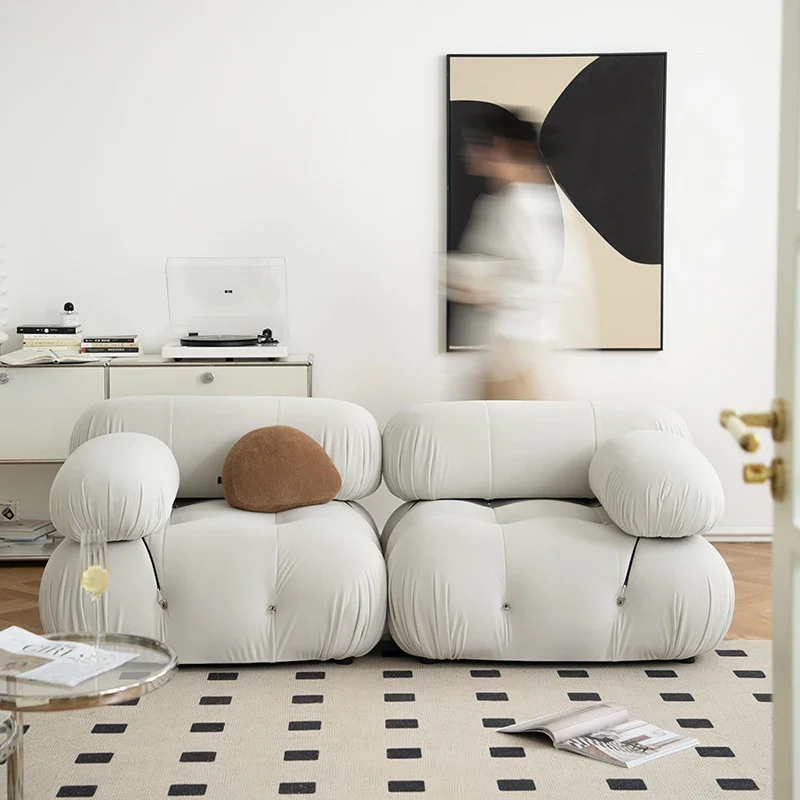 

ss 8350 Nordic Modular Sofa Combination Living Room Creative Small Apartment Fabric Sofa