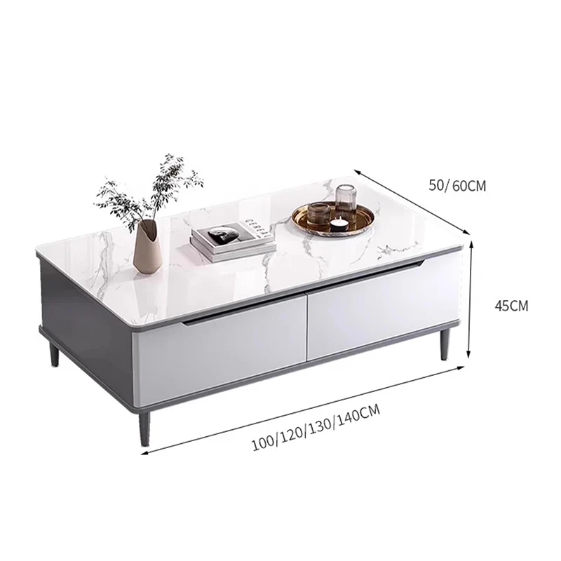 Meja Kopi Nordik Mewah Dekorasi Modern Meja Kopi Glam Desain Unik Minimalis Mesa De Centro Furnitur Ruang Tamu Yang Dapat Ditinggikan