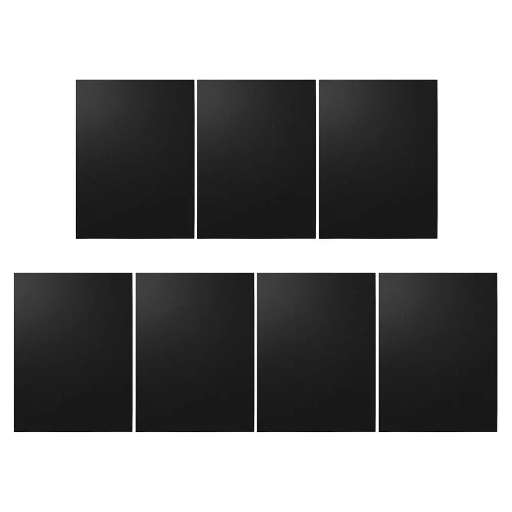 

7Pcs Fiberglass Bbq Grill Mat Nonstick Heavy Duty Barbecue Pad Reusable High Temperature Resistant Bbq Mat Grill Pad