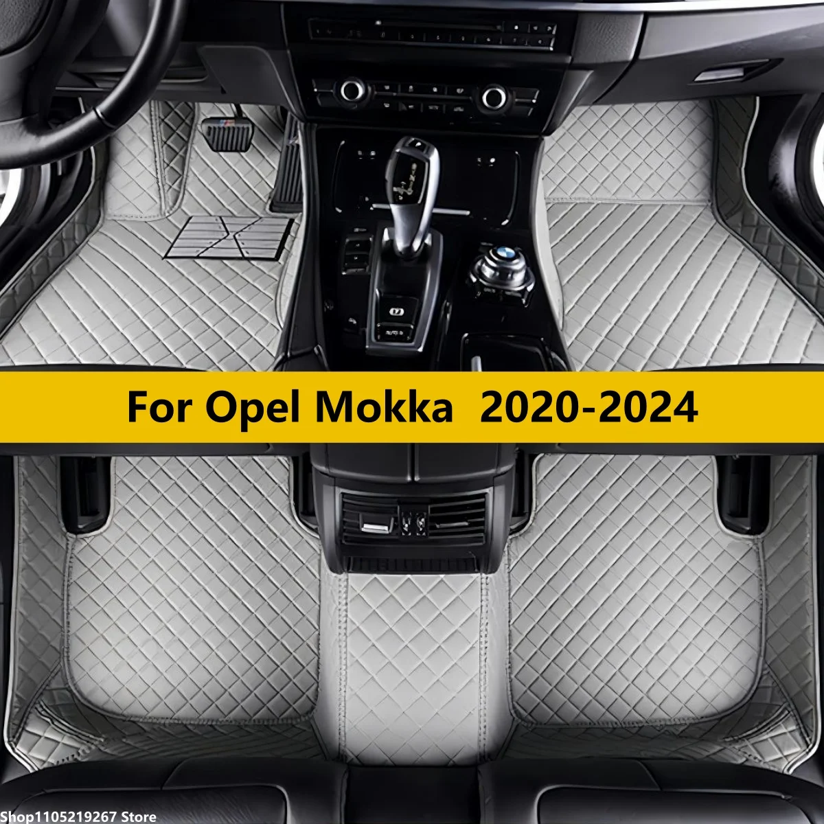 

Custom Car Floor Mats For Opel Mokka 2020 2021 2022 2023 2024 Leather Luxury Mat Rugs Carpet Full Set Auto Interior Parts