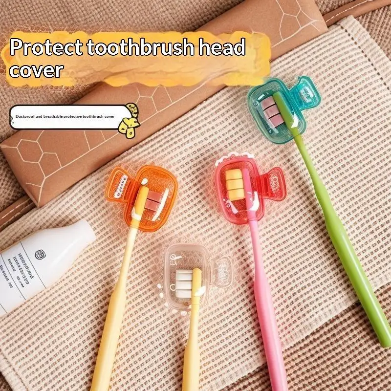 Travel Toothbrush Holder Portable Plastic Case Protective Clip Protector Cap Brush Pod No Dust Hygienic Fit