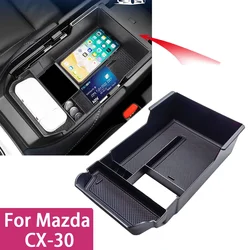 For Mazda CX-30 CX30 2019 2020 2021 2022 2023 Armrest Storage Box Center Console Organizer Tray Bin Container Car Accessories