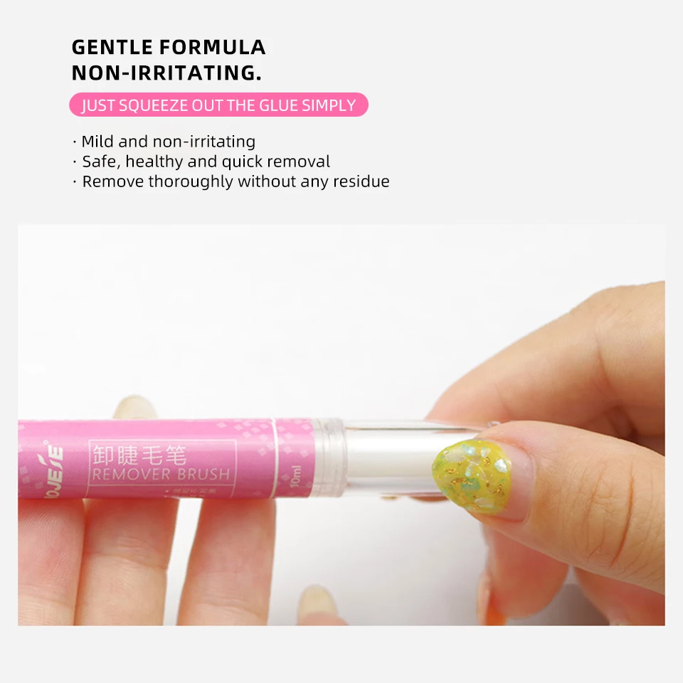 1/2/5/10 pçs enxertia extensão dos cílios removedor de cola caneta não-irritante planta cílios gel removedor adesivo para ferramentas de maquiagem