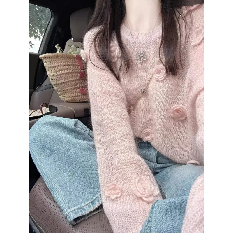 

Sweaters Jumpers Pullovers Women Long Clean Top Embellished Fringe Outdoors Nature Animal Softy Ombre Winter Elegant Soft Warm