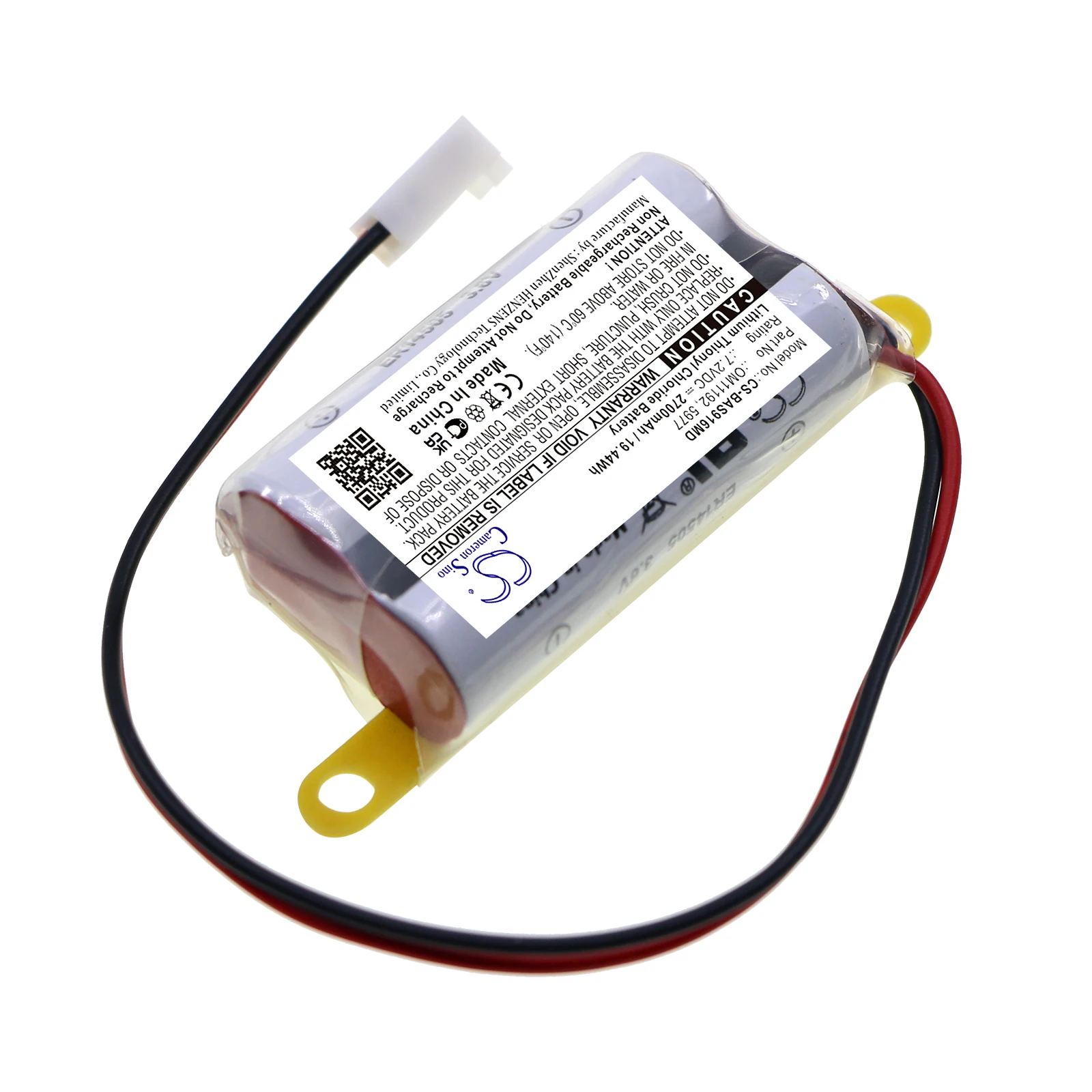 CameronSino OM11192 5977 B11192 Medical 2700mAh/7.2V Battery For Baxter Healthcare Colleague Infusion Pump Memory 2M91617