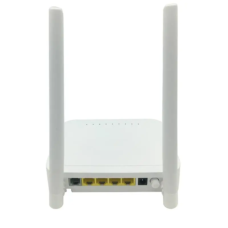 Gpon Onu ONT H3-2S 4GE WLAN + 2.4G/5G、デュアルバンドWiFi、5dBアンテナ、リモコン、FTTHファイバーホームルーター、送料無料