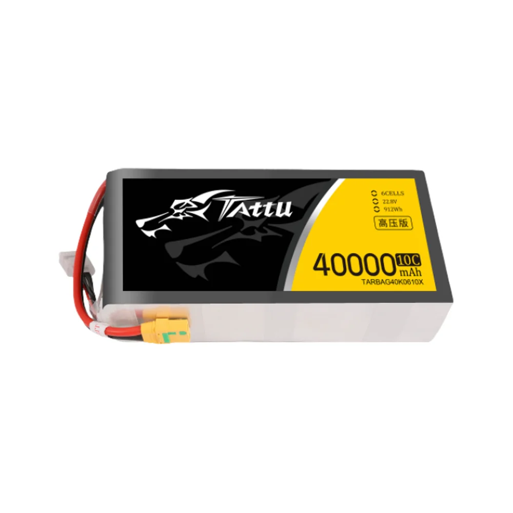 

Tattu 10000~40000 мАч 15C 22,8 В 6S высоковольтная версия для отображения безопасности беспилотный аккумулятор для летательных аппаратов