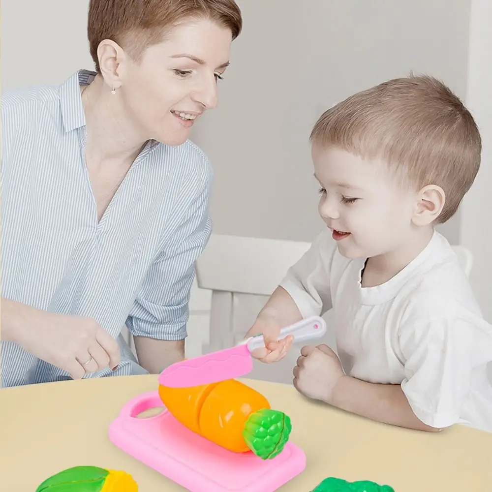 Jouets de coupe de Fruits de cuisine en plastique, jeu de nourriture, Simulation de légumes, jouet de Simulation de cuisine, cognitif interactif