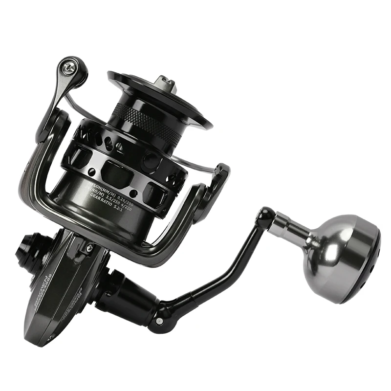 TSURINOYA Spinhengel Molen BROWN BEAR 3000 4000 5000 Hoge Sterkte 12kg rem SW Game Power Visreel voor Zoutwaterboot