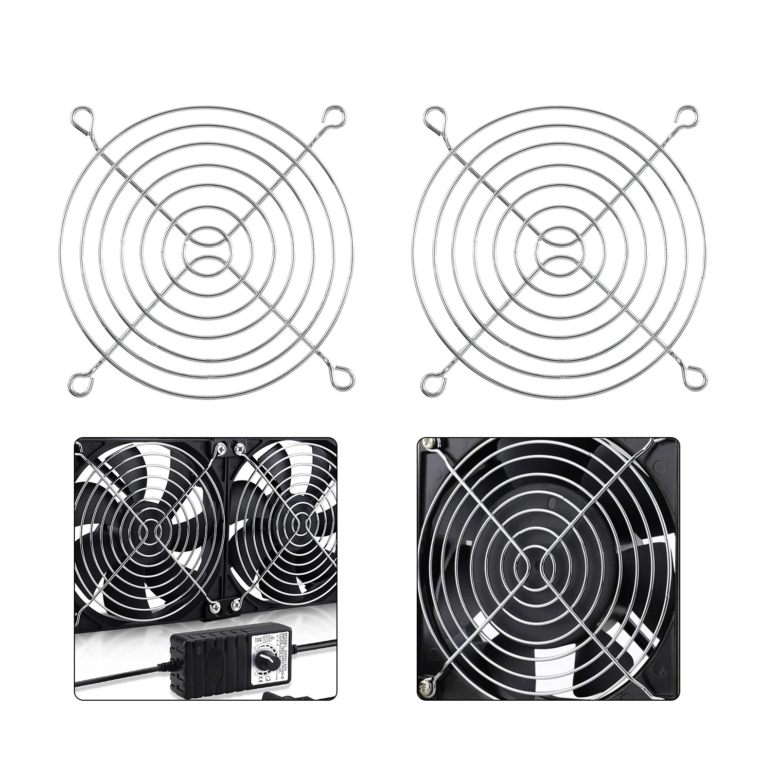 2pcs Fan Grills Computer Cooli - Pc Gaming Ff บทวิจารณ์และราคา