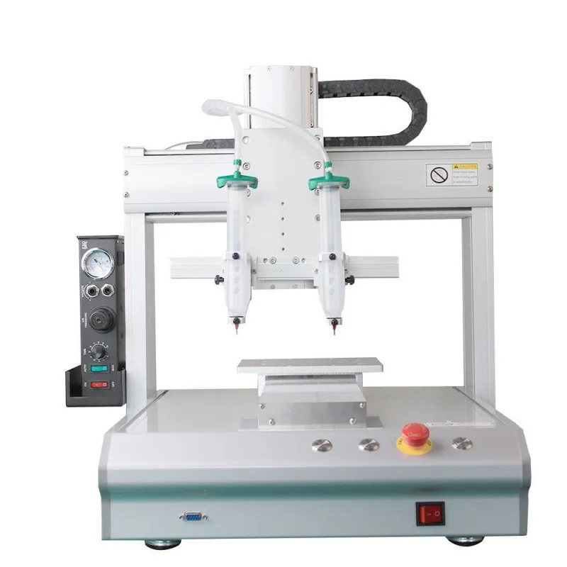 Automatic Gluing Machine Syringe Glue Dispensing Machine Peristaltic Silicone AB Glue Three-Axis Glue Dispenser