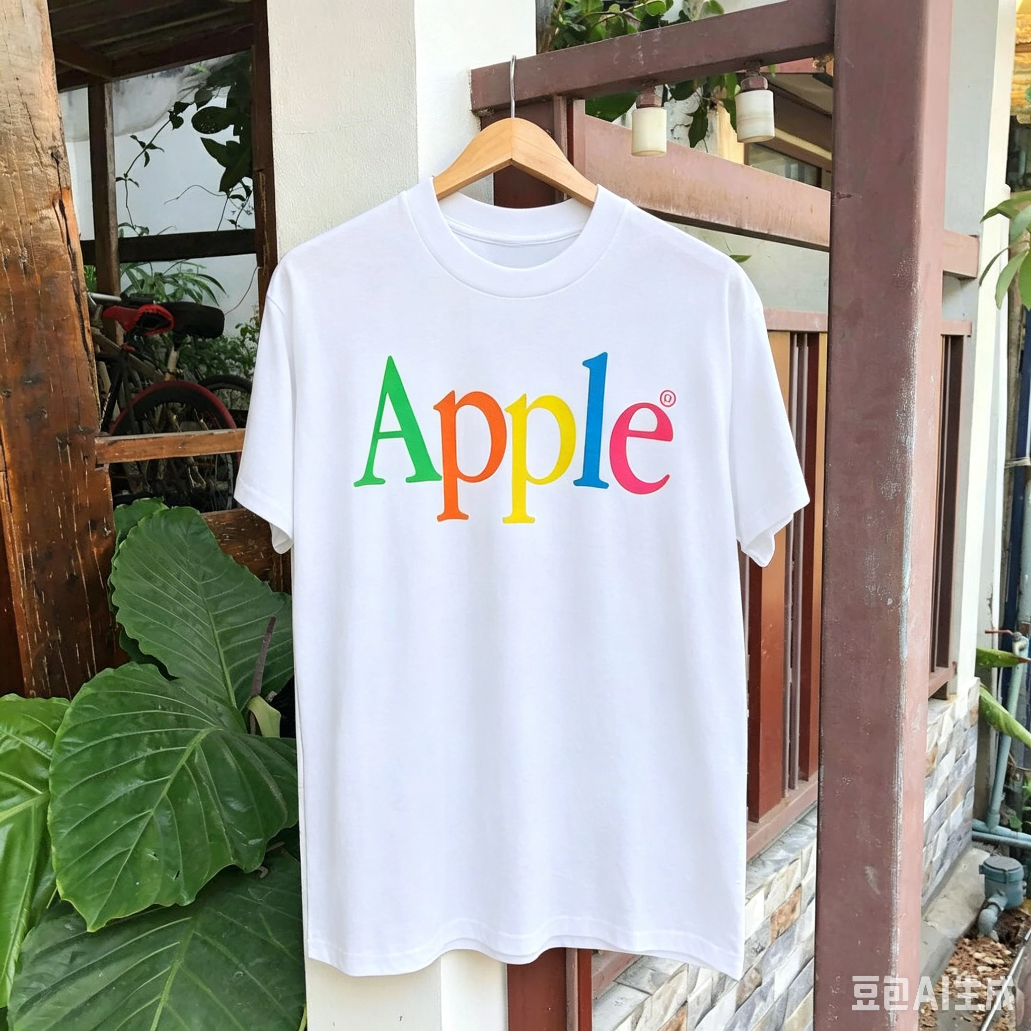 Kleines, minimalistisches T-Shirt mit Buchstabendruck, kurzärmelig, für Herren und Damen, lässig, locker sitzend, aus reiner Baumwolle, im High-Street-Stil – Detail 3