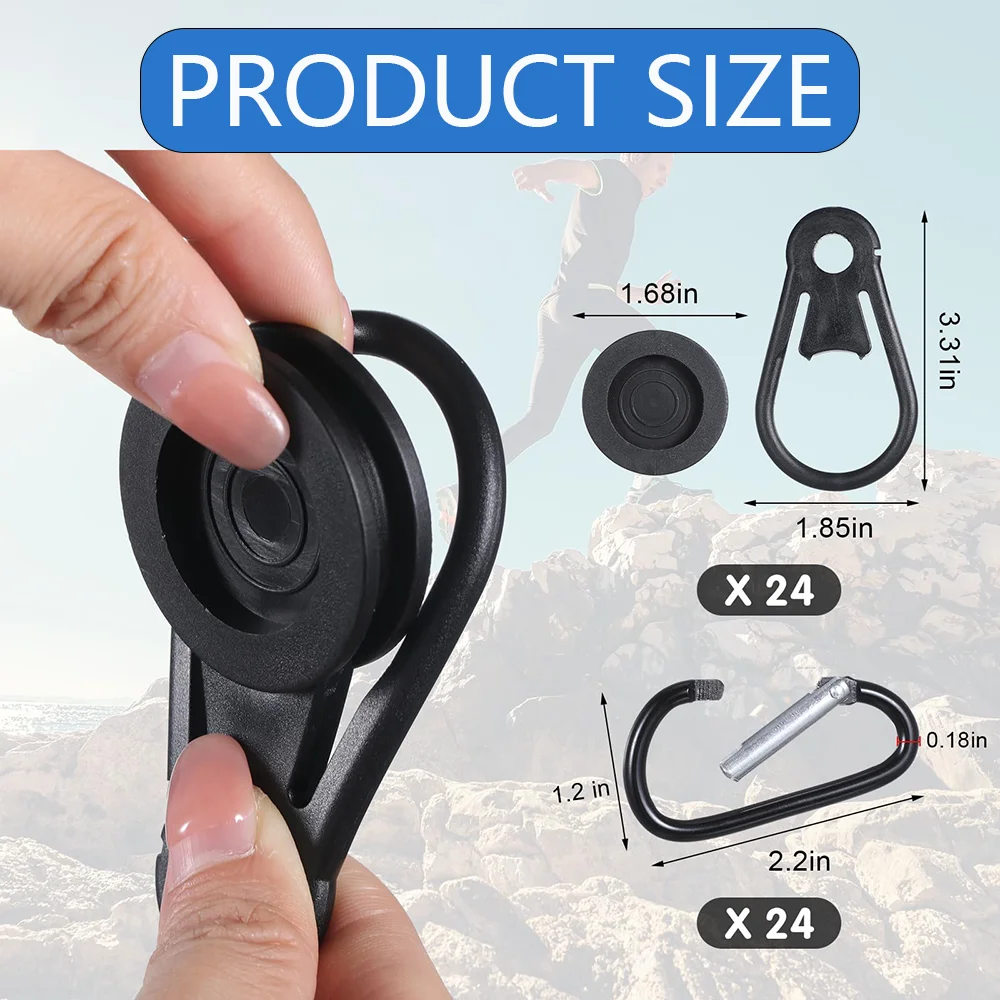 Tarp Clips Heavy Duty 10pcs Tarp Grabber Movable Canopy Clips for Outdoor Camping, Tent, Awning, Banner, Cover Swimming Pool