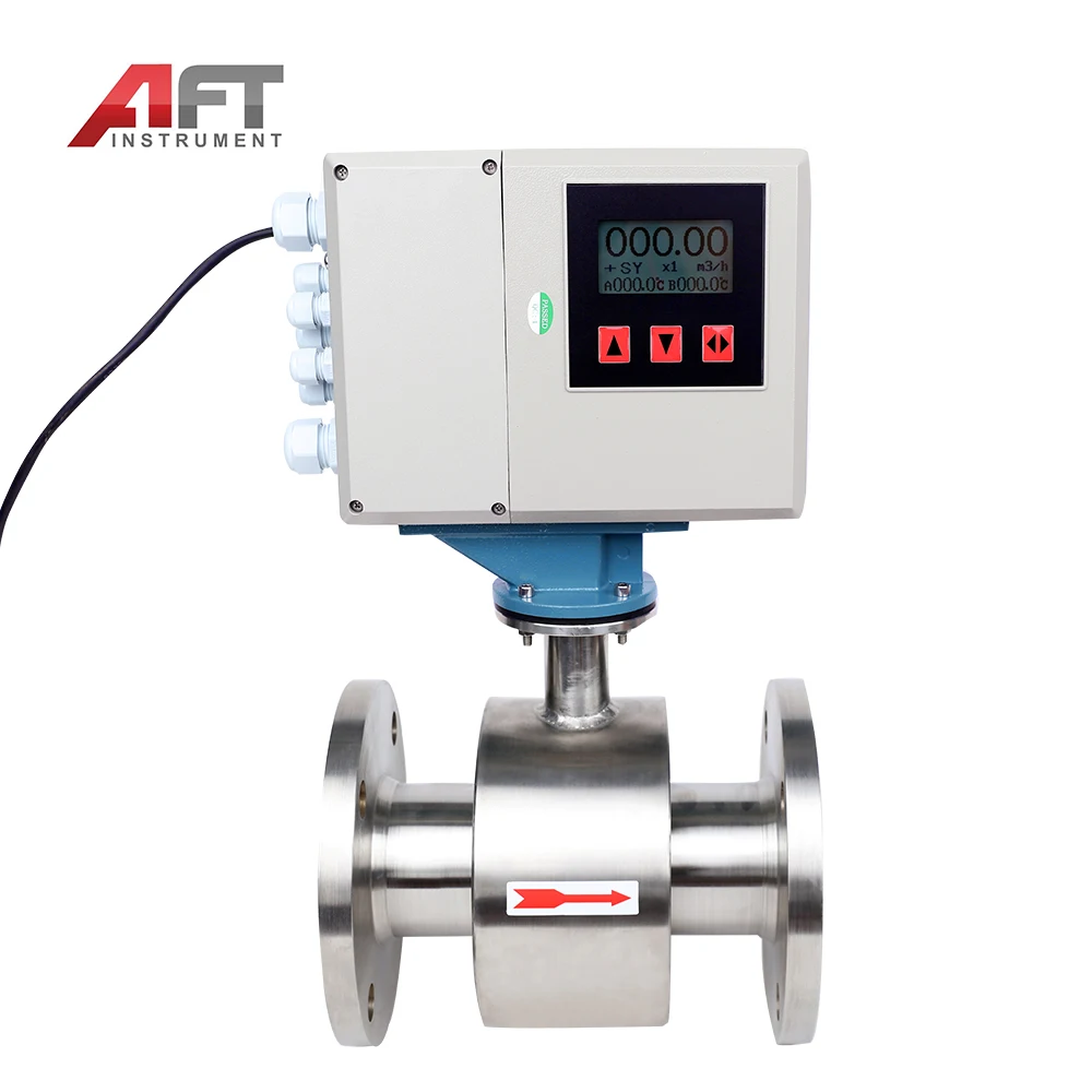 

AFT 4-20ma Output Electromagnetic Heat Meter Liquid Flow Meter