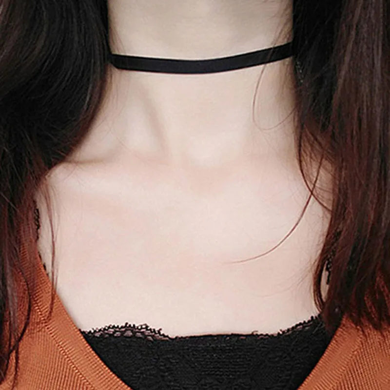 Gothic Choker Halskette Mit Doppeltem Herz-Anhänger – Schwarz | Perfekt Für Halloween, Partys & Alltag
