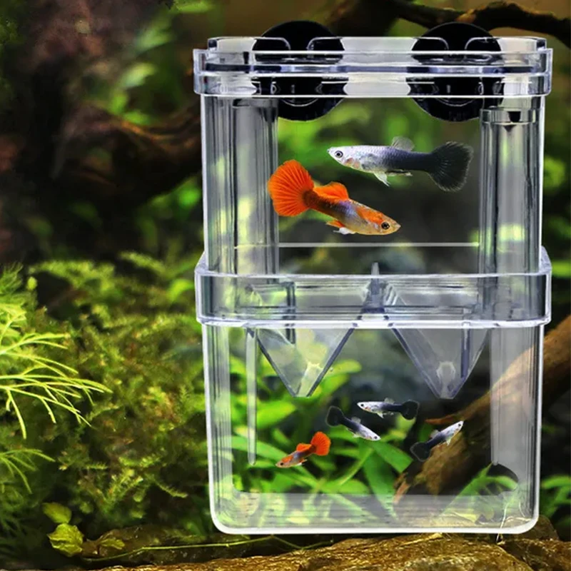 Acrylic Fish Tank Breeding Isolation Box Incubator Aquarium Breeder Box Multifunctional Spawning Hatching Room Aquarium Supplies