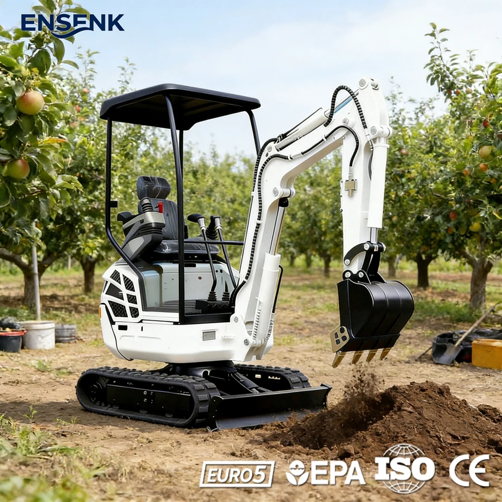 

Мини-экскаватор 1.0 т, 1.8 т, 1.7 т, 3.0 т с двигателем Yanmar, дизельный, EPA Euro 5, CE, для сельского хозяйства