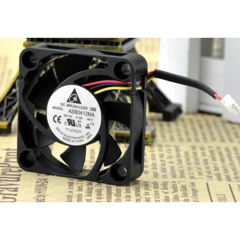 New CPU Fan For DELTA ASB0412MA 12V 0.10A 4010 4CM Equipment Fan 40*40*10MM