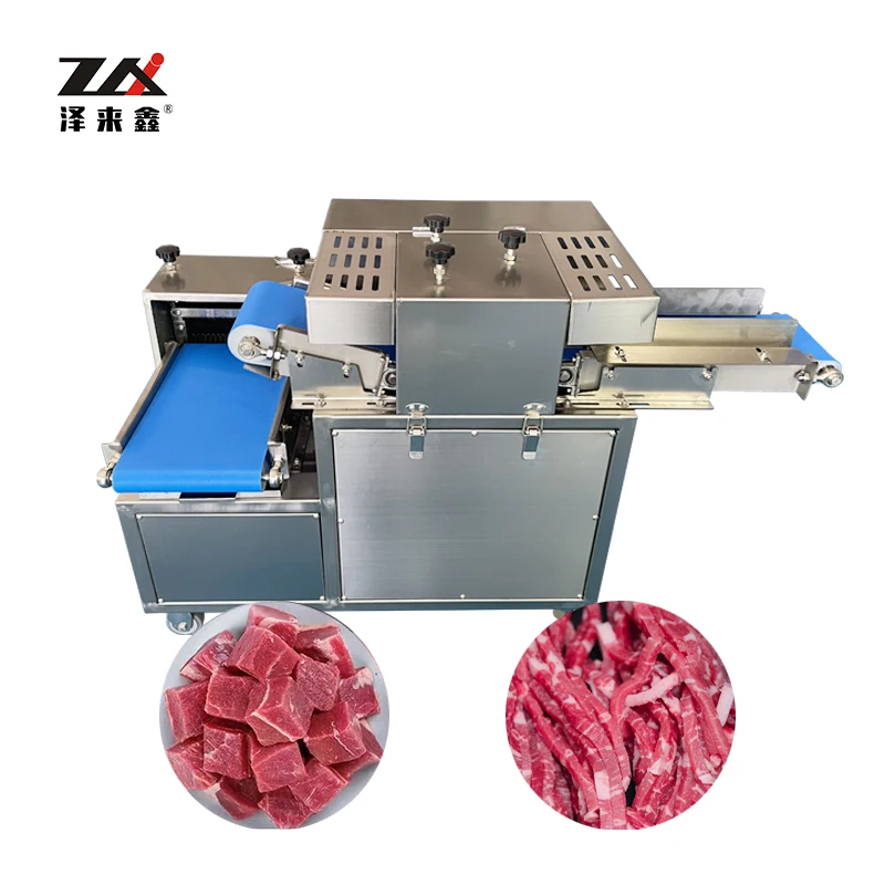 

All Kinds of Meat Processing Slicing and Dicing Automatic Cube Cutting Machine Machine Chicken Liver Cube Dicer Cutting Machine