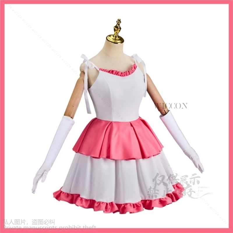 أفلام الرعب الكمال JK كيريجو ميما تأثيري حلي شعر مستعار الوردي الأبيض فستان الأميرة امرأة مثير جميل كرنفال حفلة البدلة لوليتا