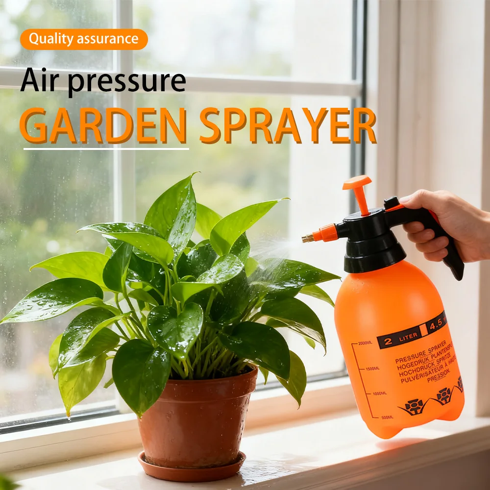 

Durable Thickened Pressurized Flower Watering Can with Hose Garden Sprinkler Tool for Plant Care