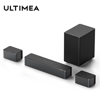 ULTIMEA 5.1 Virtual Surround Soundbar, 3D Surround Sound System, Soundbar for TV with Subwoofer and Rear Speakers, Poseidon D50