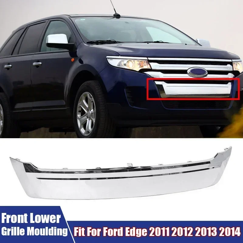

Front Lower Chrome Middle Grille Decoration Car Replace Accessories Fit For Ford Edge 2011 2012 2013 2014 BT4Z8200E/FO1087132