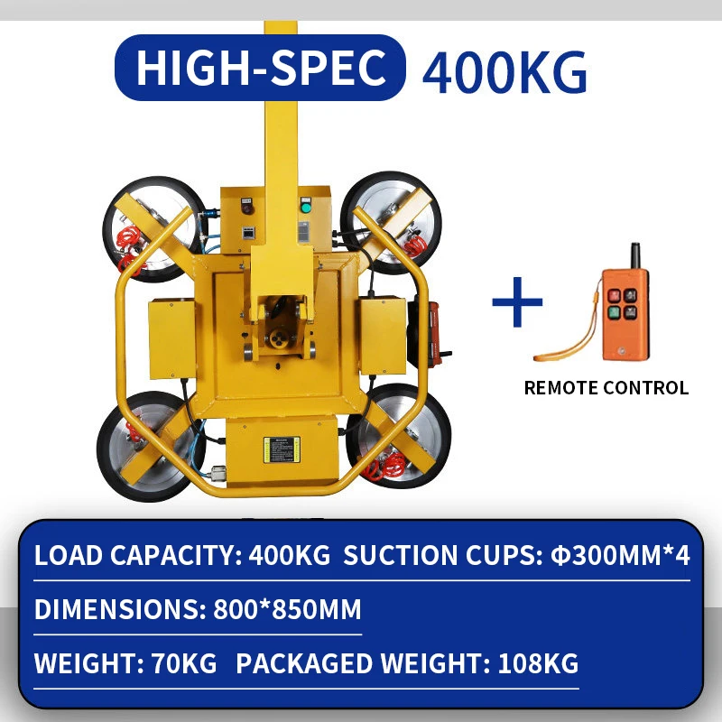 Electric Glass Suction Cup, High-Altitude Curtain Wall Vacuum Lifting Device, Heavy-Duty Glass Tilting and Lifting V(Customized) view 2