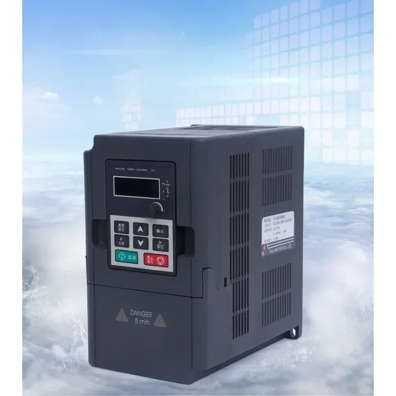 Cross-borderSmall Inverter Single-phase To Three-phase 220V400W750W Reduction Motor Speed Regulator