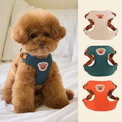 Set di guinzagli per imbracatura per animali domestici simpatico orso No Pull gilet per cani imbracatura regolabile imbracatura traspirante per forniture per cani e gatti