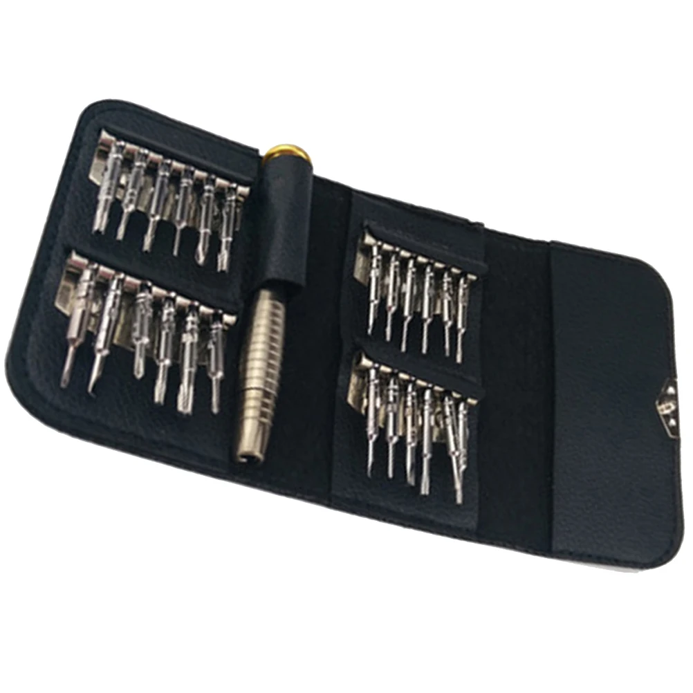 

25 in 1 Screwdriver Kit with Magnetic Bits for Phone Watch Eyeglasses Repair Essential Tool Set Screwdriver Kit