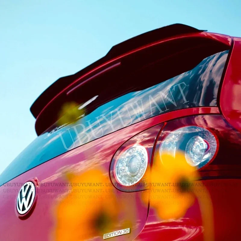 Roof Spoiler For VW Golf 5 GTI Mk5 R32 High Quality ABS Material Glossy Black Car Rear Wing Accessories Body Kit