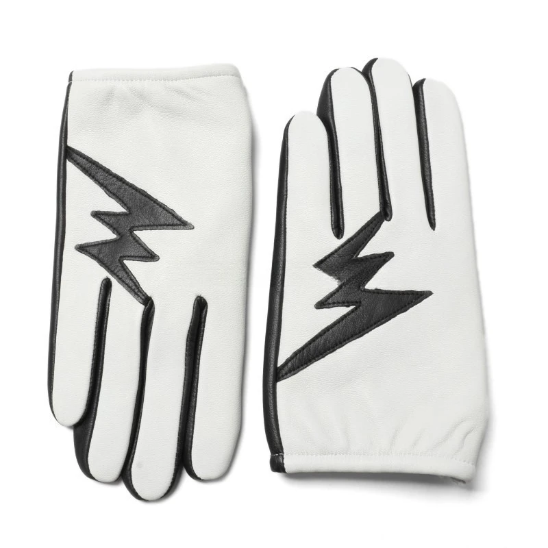 

Driving car Thickened thermal goat leather gloves Riding motorcycle leather gloves Wool lining motorcycle gloves