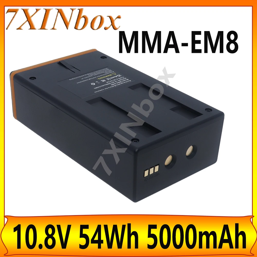 7XINbox EM8 MMA-EM8 5000mAh Battery Pack For Moultrie Edge ，Edge 2 Edge PRO ，Edge 2 PRO Series Cellular Trail Camera